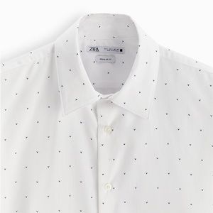 ZARA GEOMETRIC PRINT SHIRT